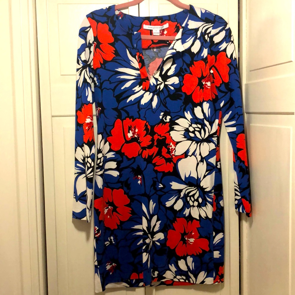 Diane von furstenberg mini shift dress